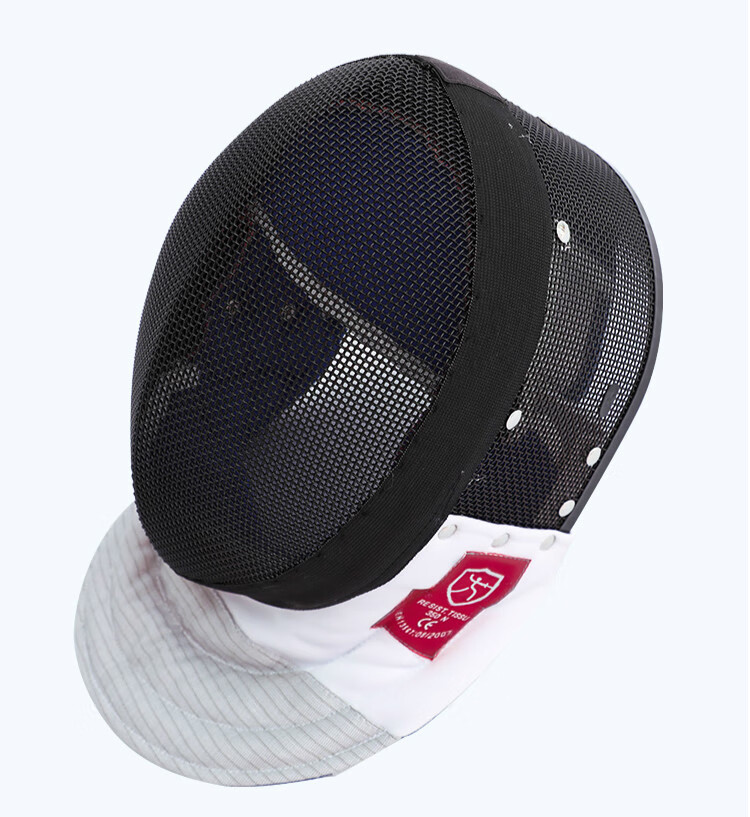 击剑面罩花剑面罩护面儿童可比赛头盔击剑器材350n 红色 xs