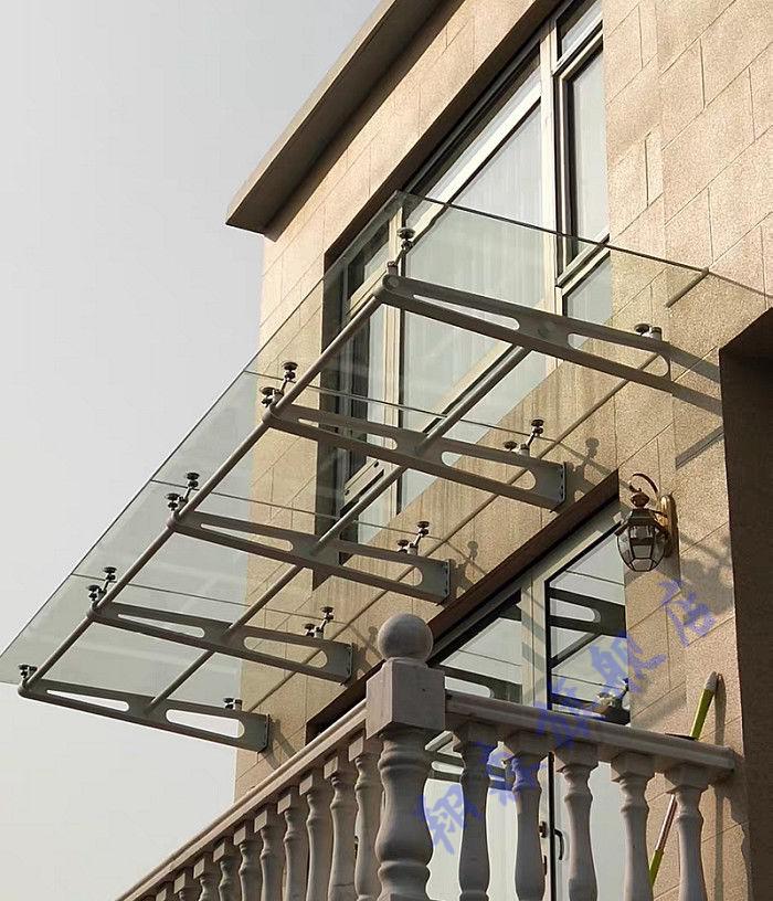 雨棚钢梁牛腿支架点式玻璃幕墙爪件门头工字挑梁铁定做制h型g可定制