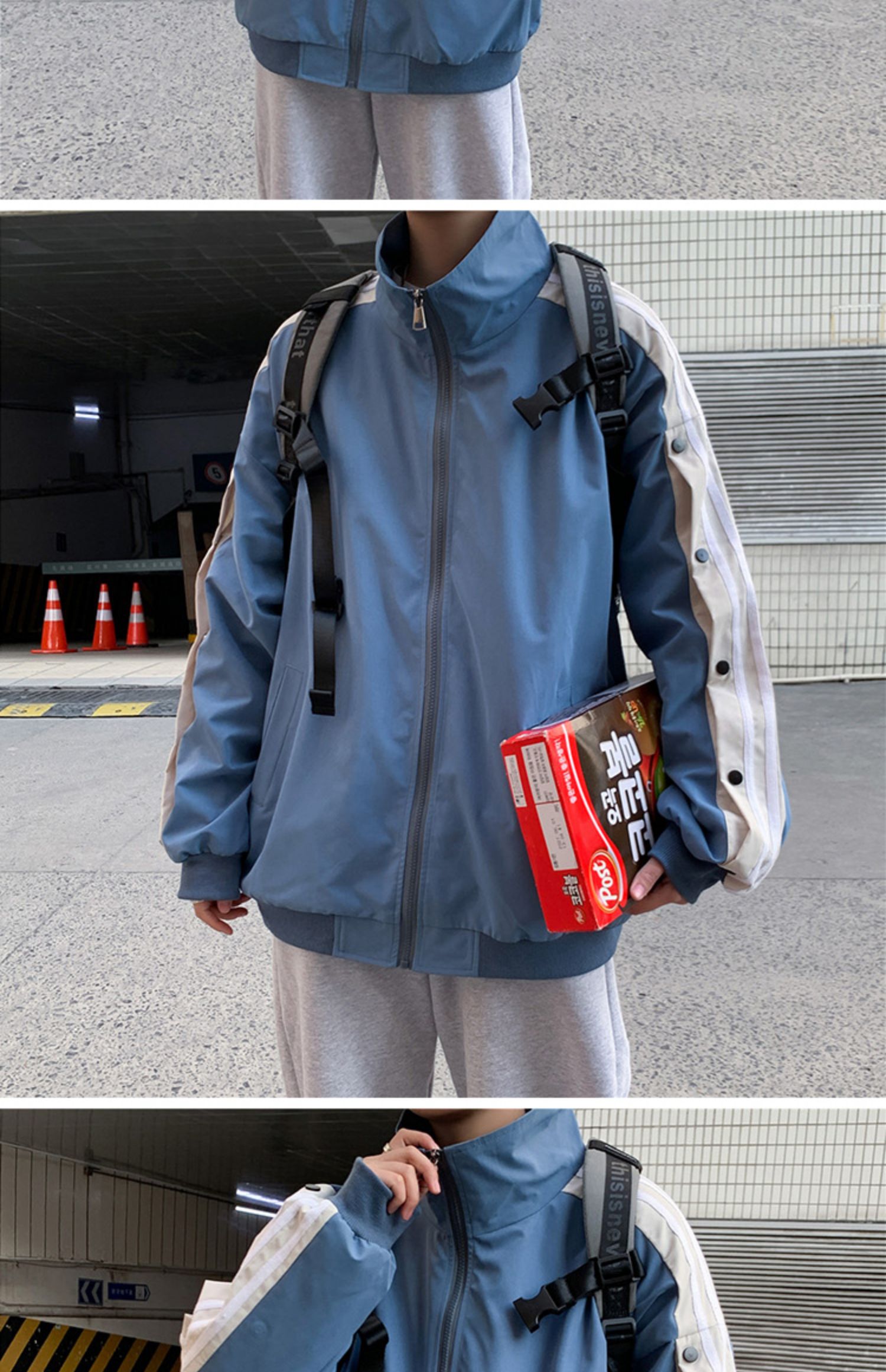 恋泽芯春装2021新款男外套韩版潮流休闲夹克痞帅港风ins潮牌帅气冲锋