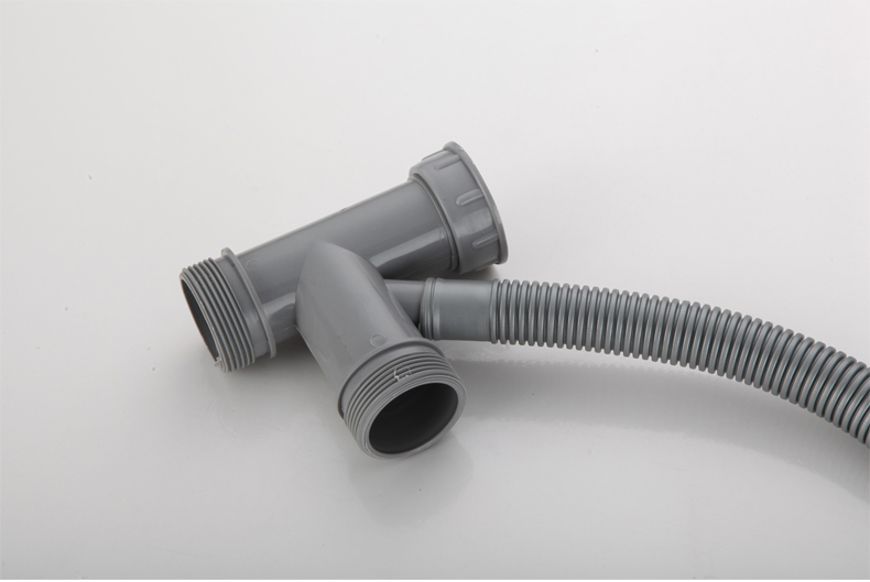 洗菜盆溢水管方形溢水接头加长软管厨房水槽配件溢水口侧漏管水槽下