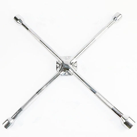 汽车轮胎扳手十字扳手省力加长拆卸换轮胎扳手维修套筒换胎工具加固款