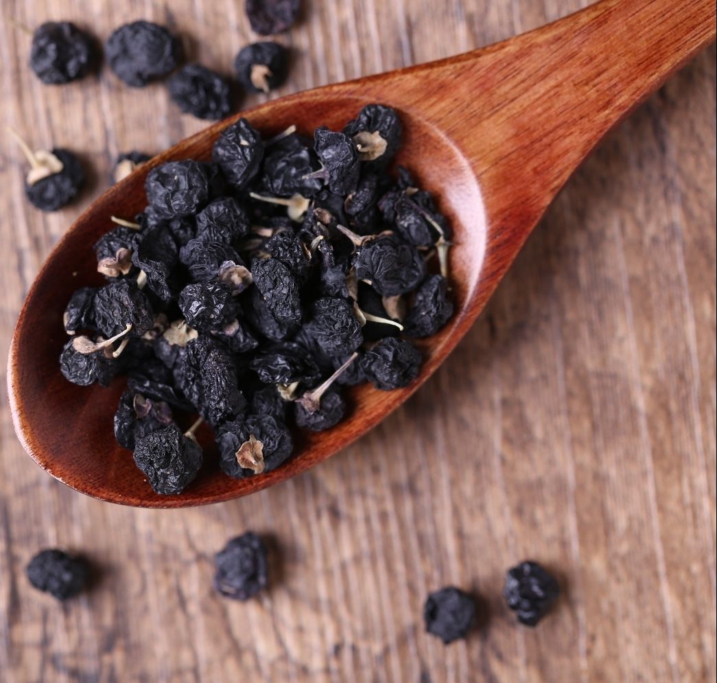 黑枸杞子宁夏特级野生天然黑枸杞正宗批发滋补养生补气血 黑枸杞500克