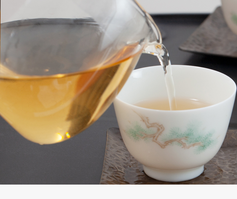 御茶园福建白茶自饮送礼收藏木场福建白茶饼380g2021款380g