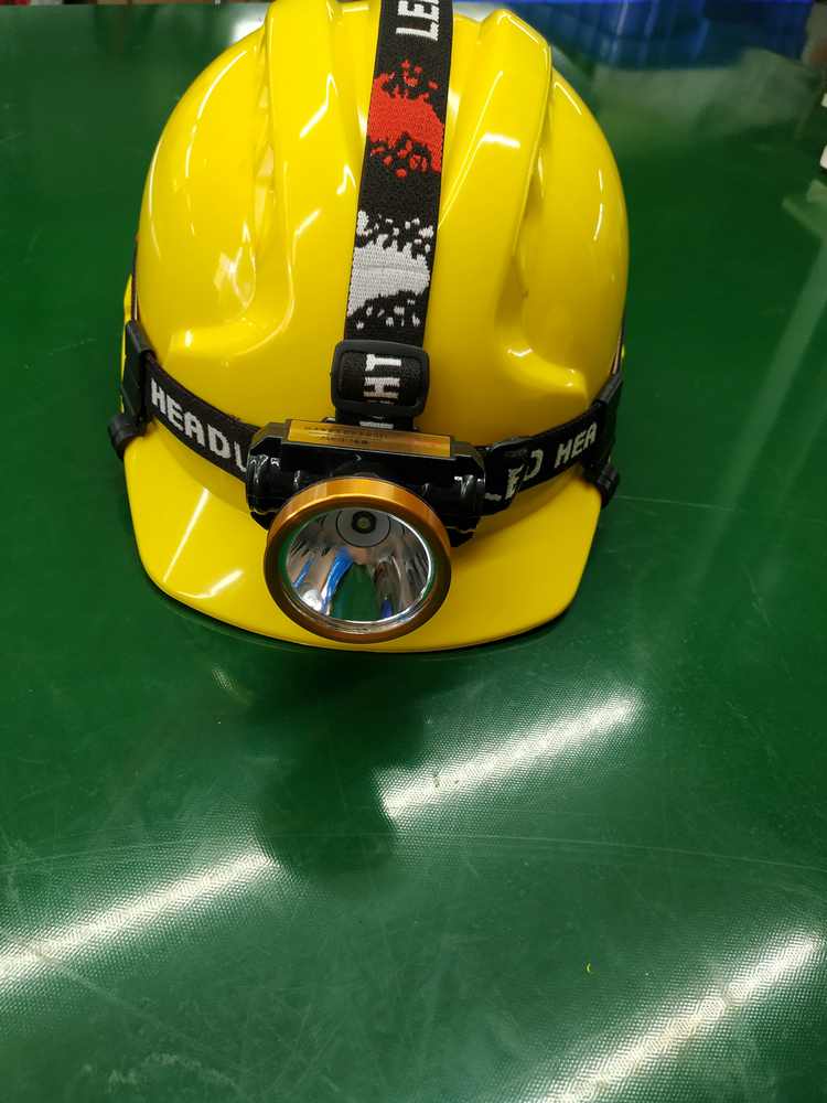 安全帽头灯led头盔灯充电式安全帽头盔探照灯挂灯电筒k500灯松紧带