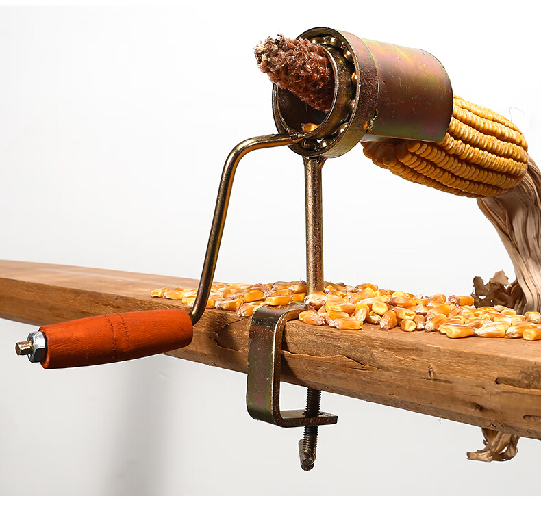 双张聚之宝五金可定制玉米脱粒神器手摇玉米脱粒机玉米剥粒器去粒工具