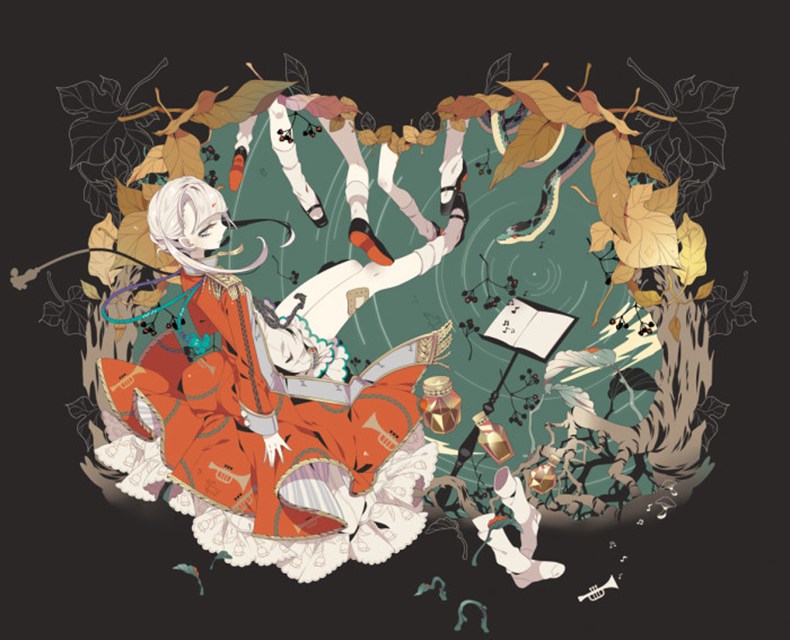 【赠精美海报】樒作品集《貘之国》天才插画师keeggy的个人插画集