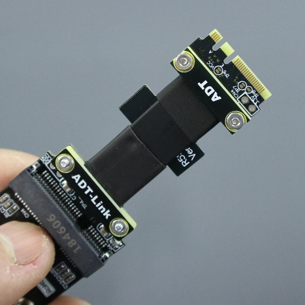 2 wifi接口a.e key无线网卡延长线转接板 转mini-pcie mpcie r56sf 0.