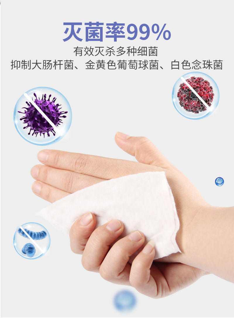 家庭清洁必备75酒精湿巾小包消毒湿巾纸随身便携杀菌湿纸巾儿童学生