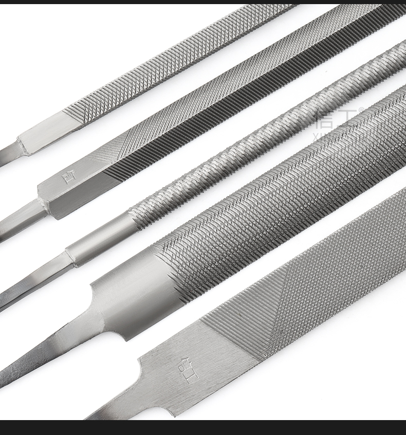 信工锉刀钳工钢锉刀扁平挫刀大板锉三角搓刀半圆形木工矬子金属打磨