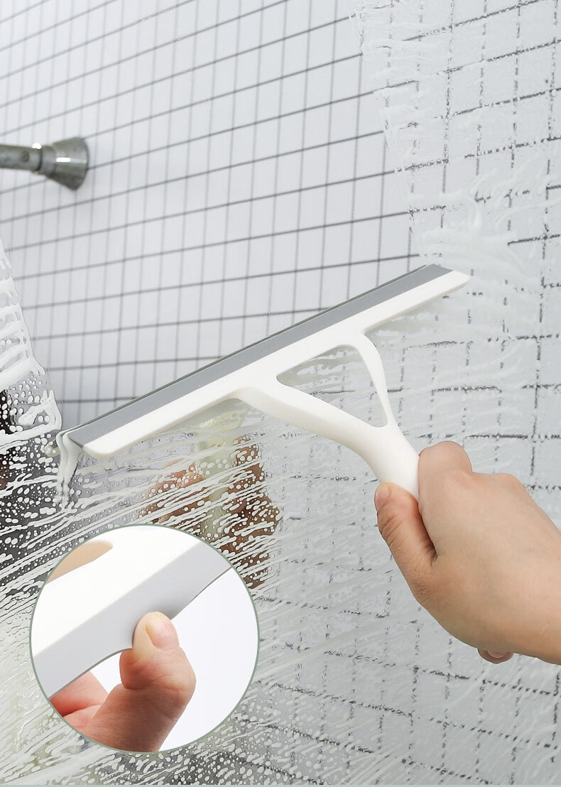 擦玻璃神器家用刮水器保洁刮刀卫生间窗户洗玻璃刮子浴室清洁工具 一