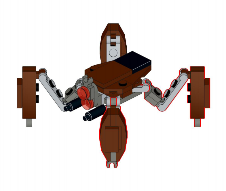 拼装大颗粒成人兼容螃蟹机器人爬行机甲积木动物模型创意玩具西克里 2