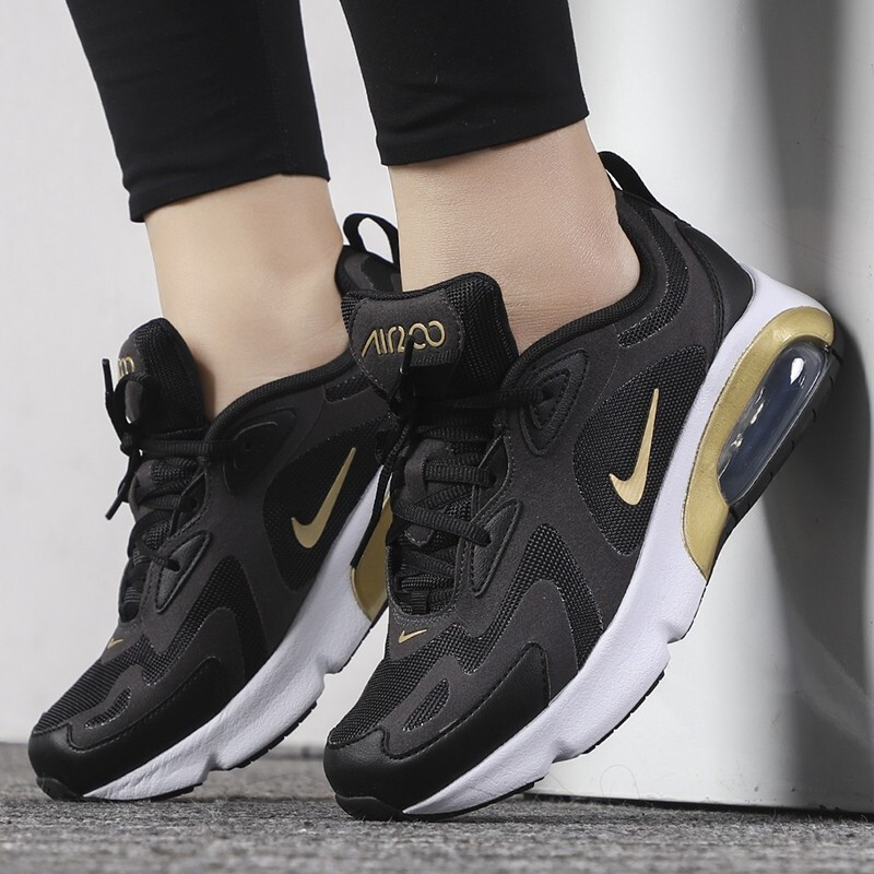 nike耐克运动鞋女鞋大童鞋air max 200气垫透气舒适耐磨休闲鞋跑步鞋