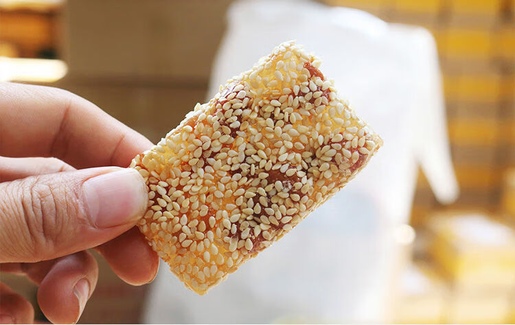 橙伯乐 乐欢天花生牛皮糖重庆特产糕点零食芝麻味软糖200克-4斤新年