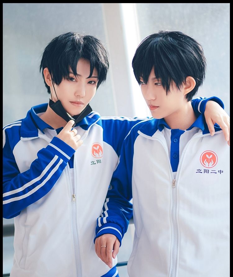 伪装学渣cos服贺朝谢俞同款校服c服全套cosplay衣服同人服装现货 伪装