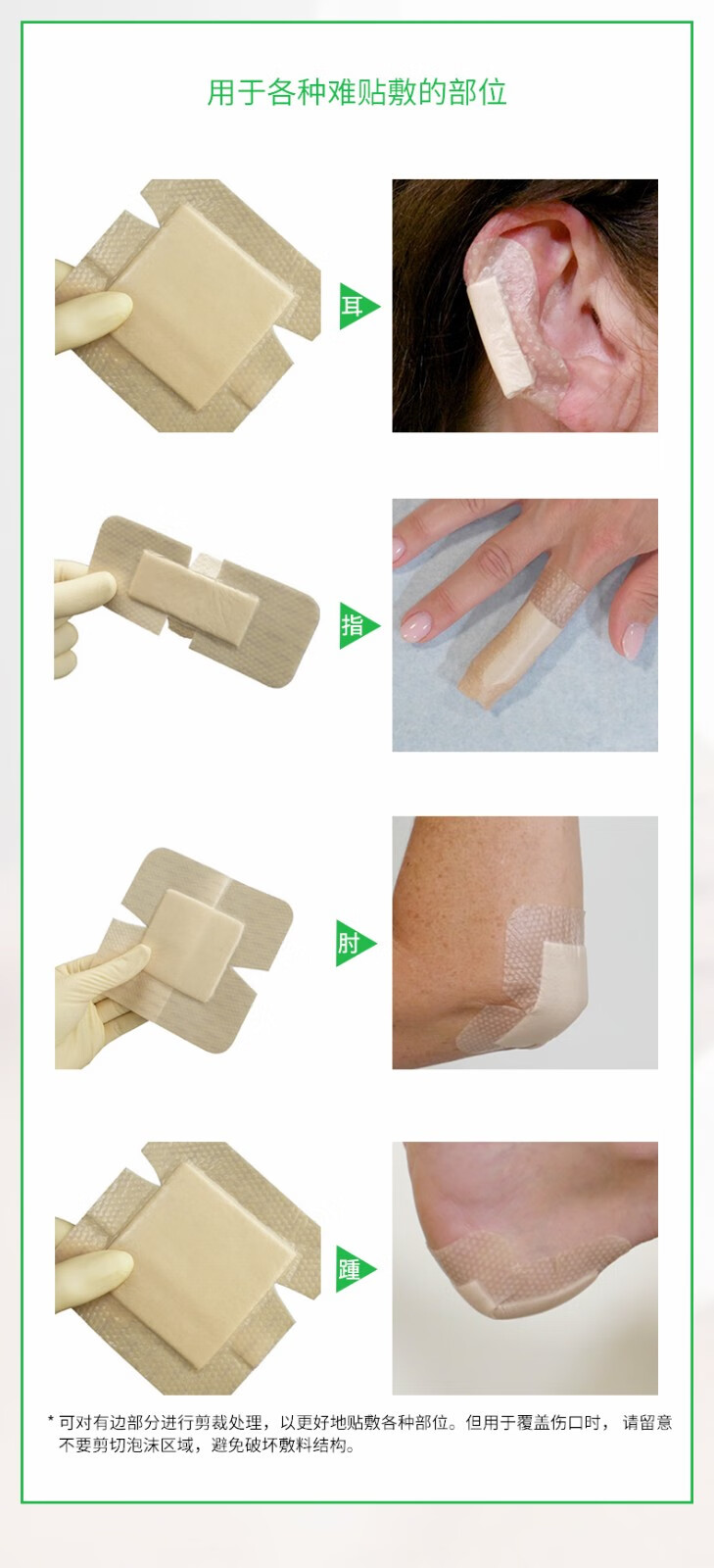 泡沫敷料的使用方法图片