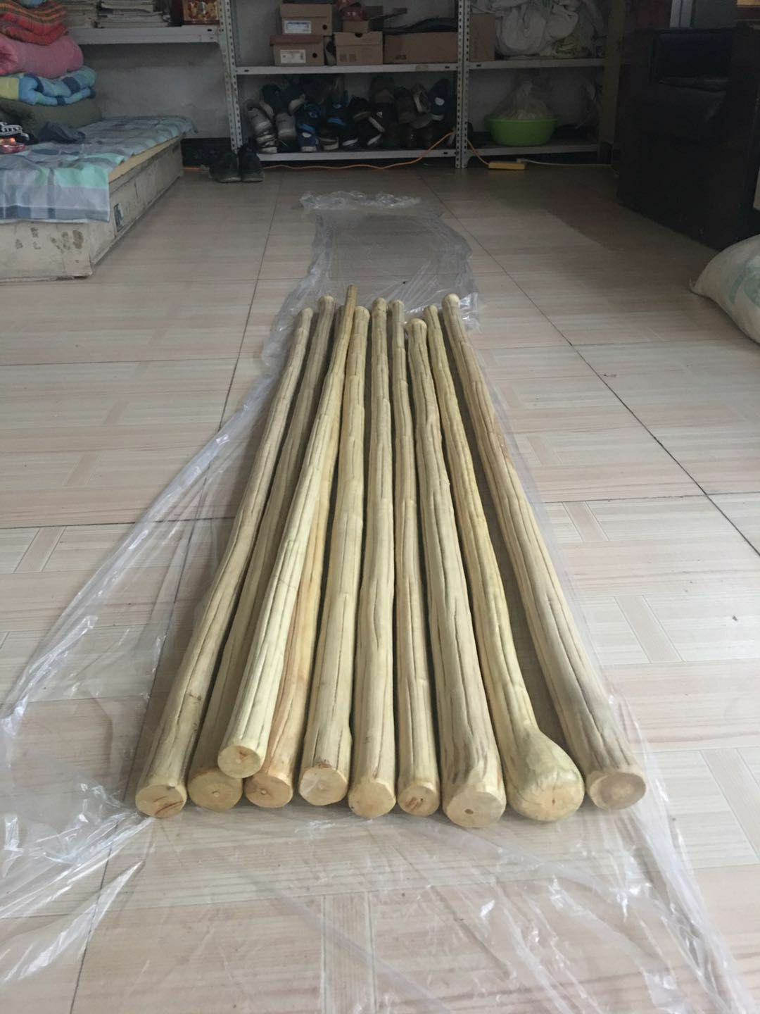 六道木鞭杆降龙木九道木武术鞭杆太极短棍健身收藏棍太极棍sn086680cm