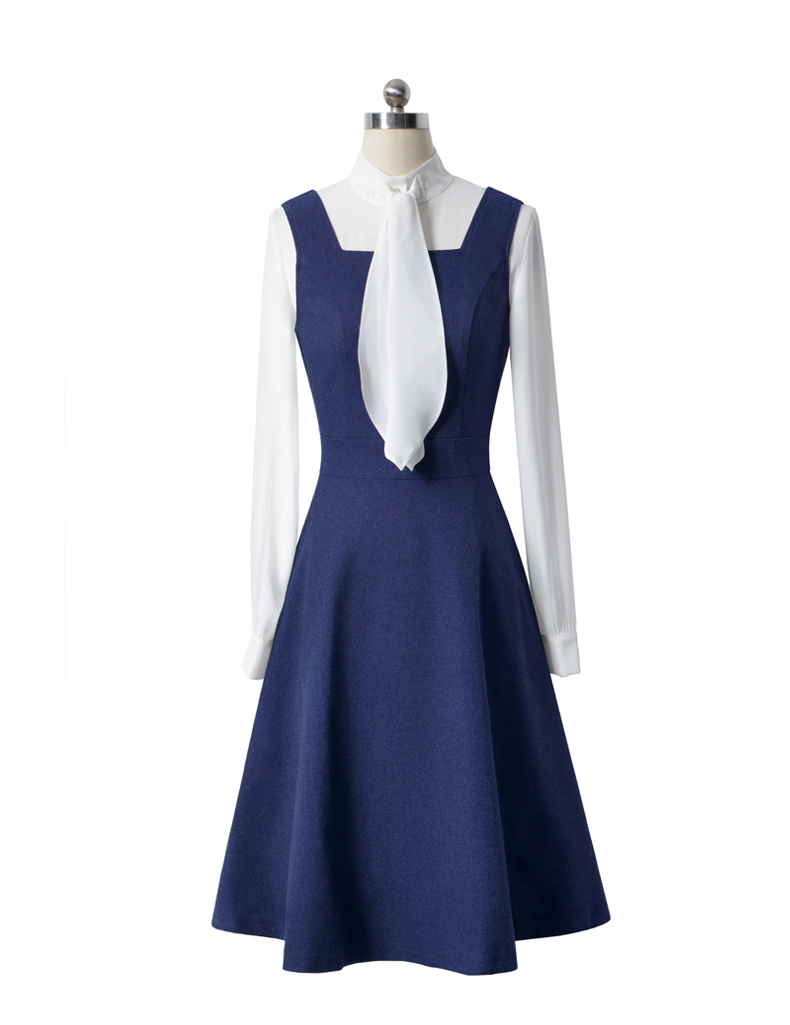 女装 连衣裙 秋冬连衣裙2021新中长款吊带背心裙减龄背带裙时尚洋气