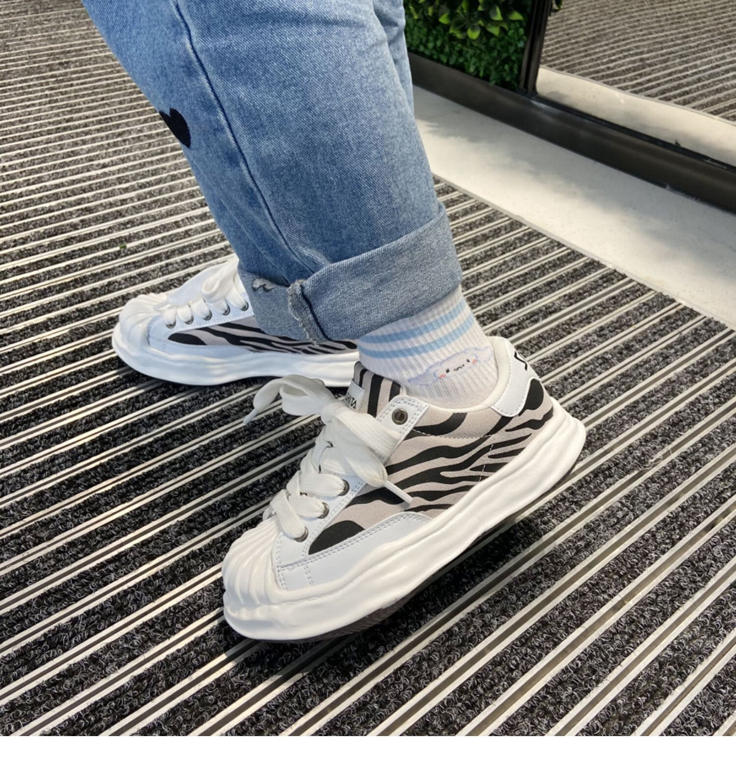 欧洲站高端品牌三原康裕联名溶解鞋贝壳头mmy溶解板鞋男女原创小众