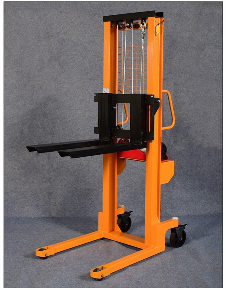 聚赫手动电动液压叉车2吨1吨05吨堆高车小型装卸搬运车铲车升降手推插