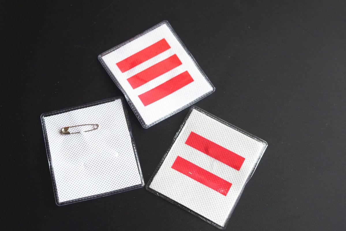 中队长二道杠标志两小队长一道杠大队长三道杠大队委臂章 无纺布 3个