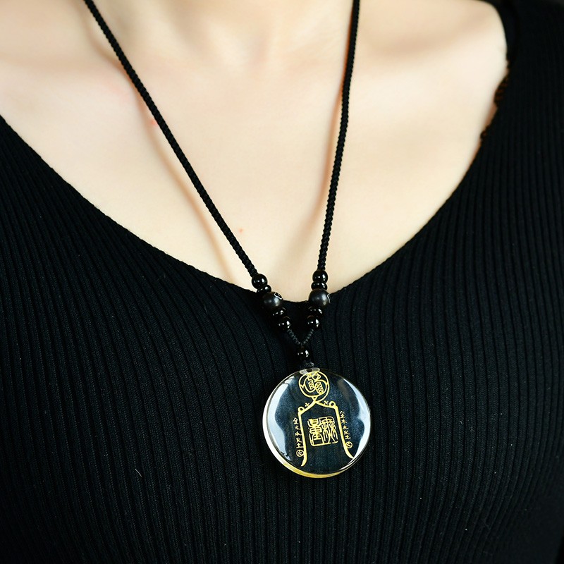 晶妍珠宝五路财神阵补五行金木水火土五行珠转运阵水晶挂件吊坠护身符