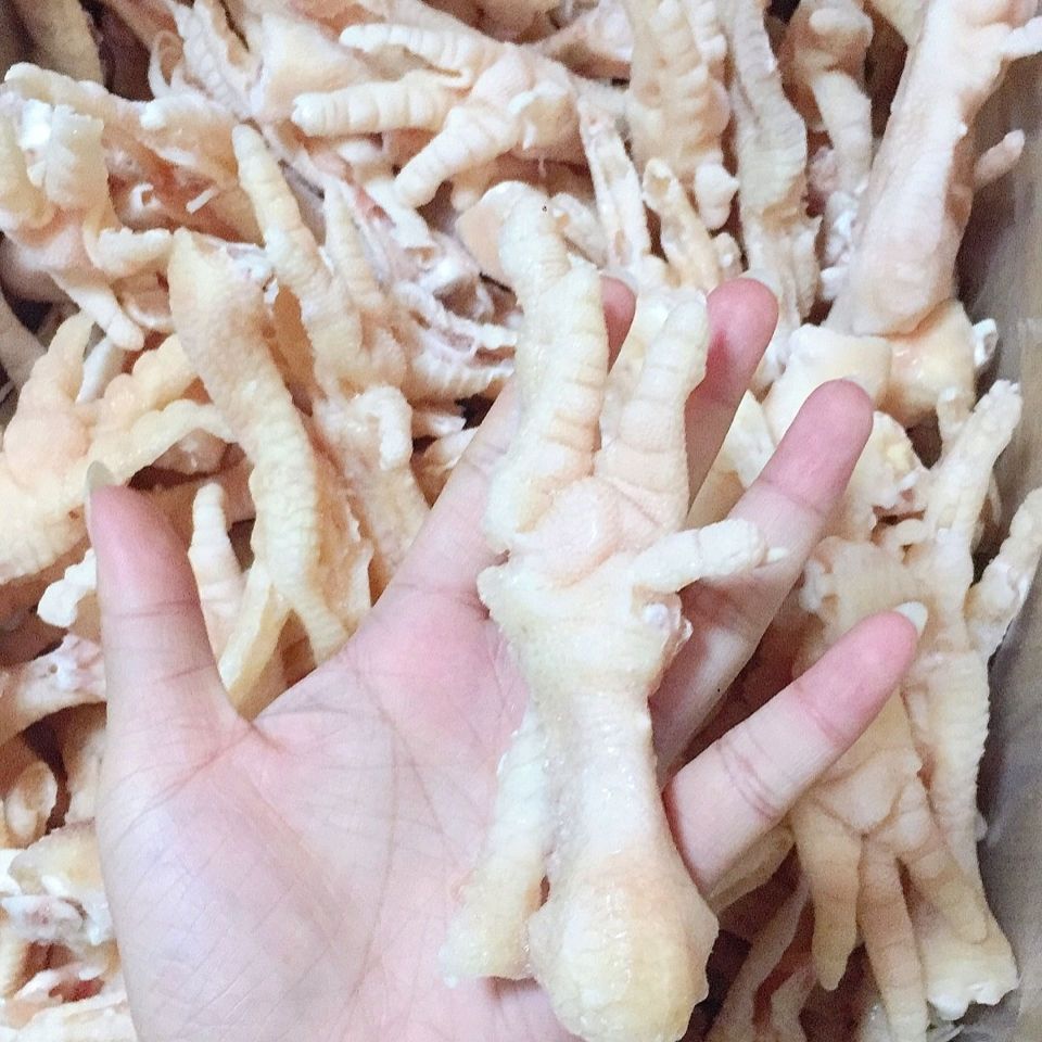 新鲜冷冻去骨凤爪无骨鸡爪生鸡爪脱骨鸡爪毛重20斤饭店卤菜安徽上海