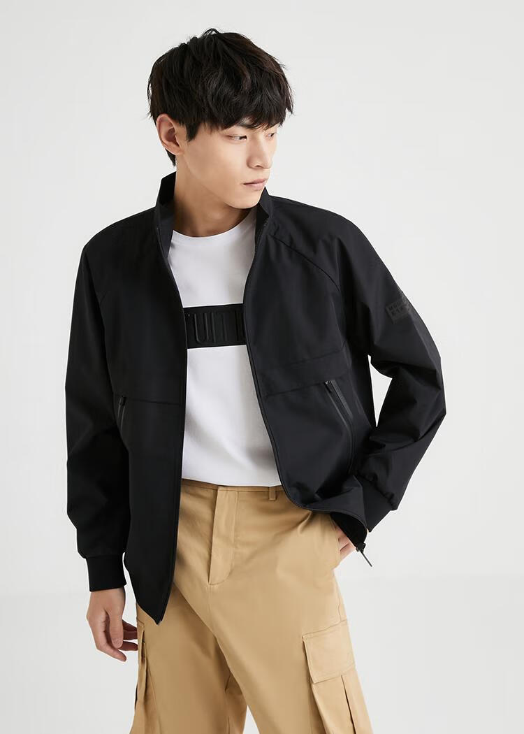 jackjones杰克琼斯秋季运动休闲韩版轻薄夹克短外套男潮220321008 e62