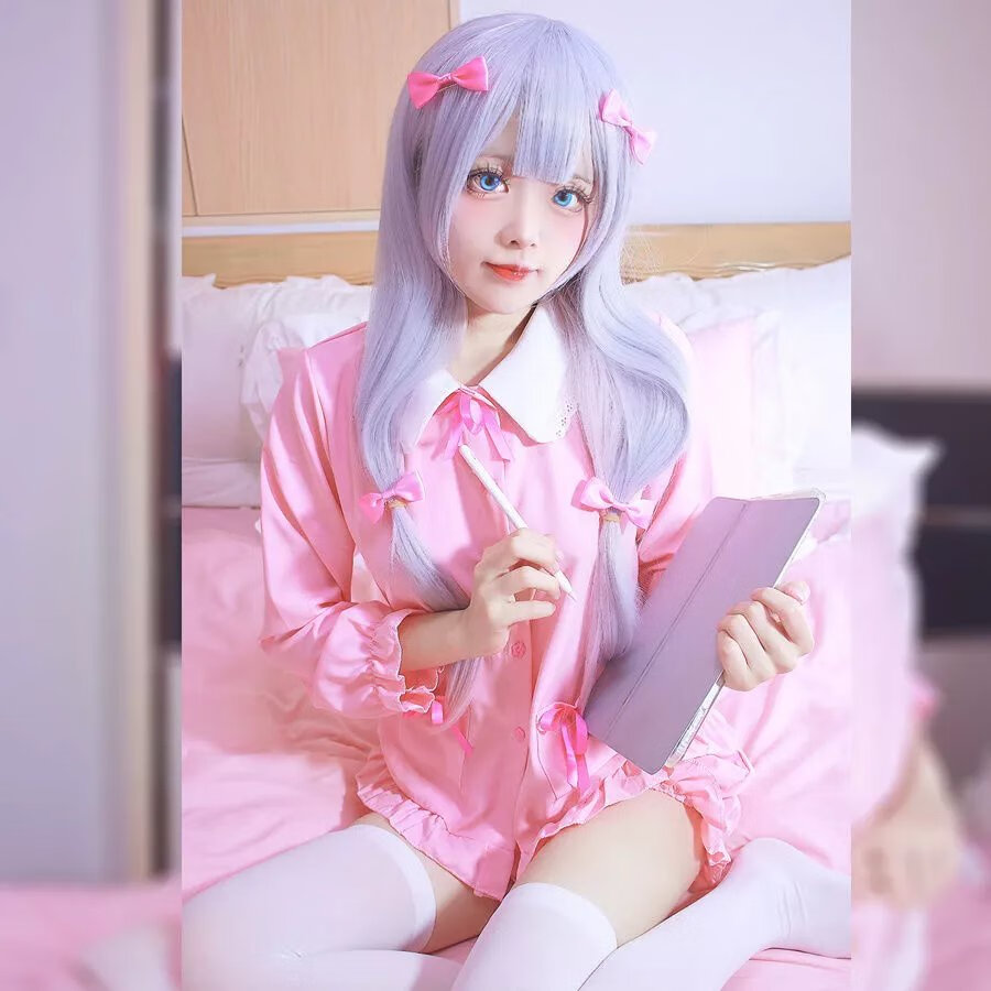 芬佧賓和泉紗霧cos服埃羅芒阿老師同款日系軟妹衣睡衣女動漫cosplay