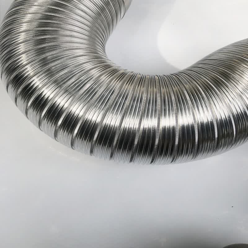 家用抽油烟机排烟管燃气热水器加厚伸缩软管耐高温排气管纯铝风管直径