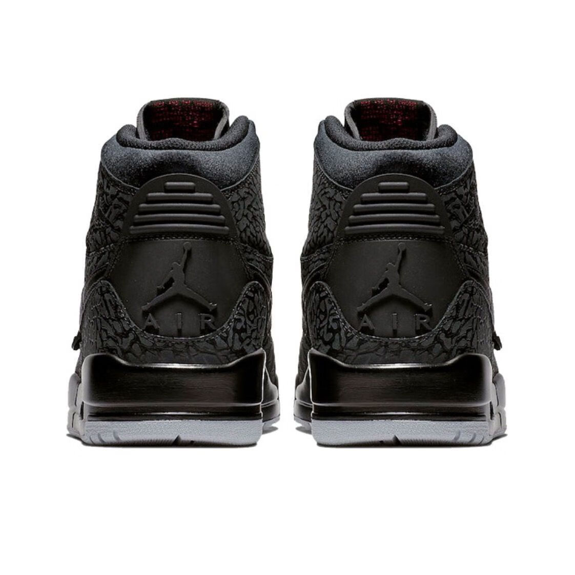 耐克休闲运动跑步鞋子legacyaj312high黑爆裂纹高帮篮球鞋男女同款av