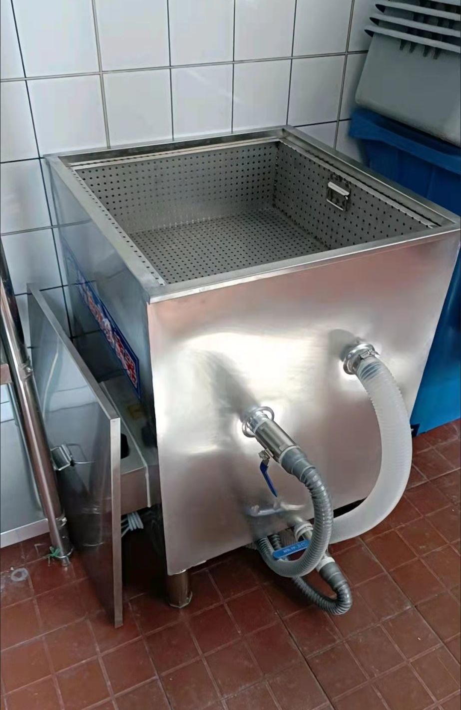 定制适用陌筱火锅店油水分离器餐饮厨房饭店油渣分离设备不锈钢隔油池