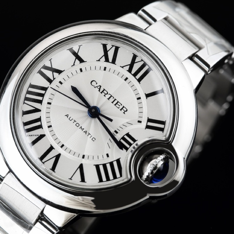 二手99新卡地亚蓝气球系列新型号wsbb0044表径33mm自动机械女款全套
