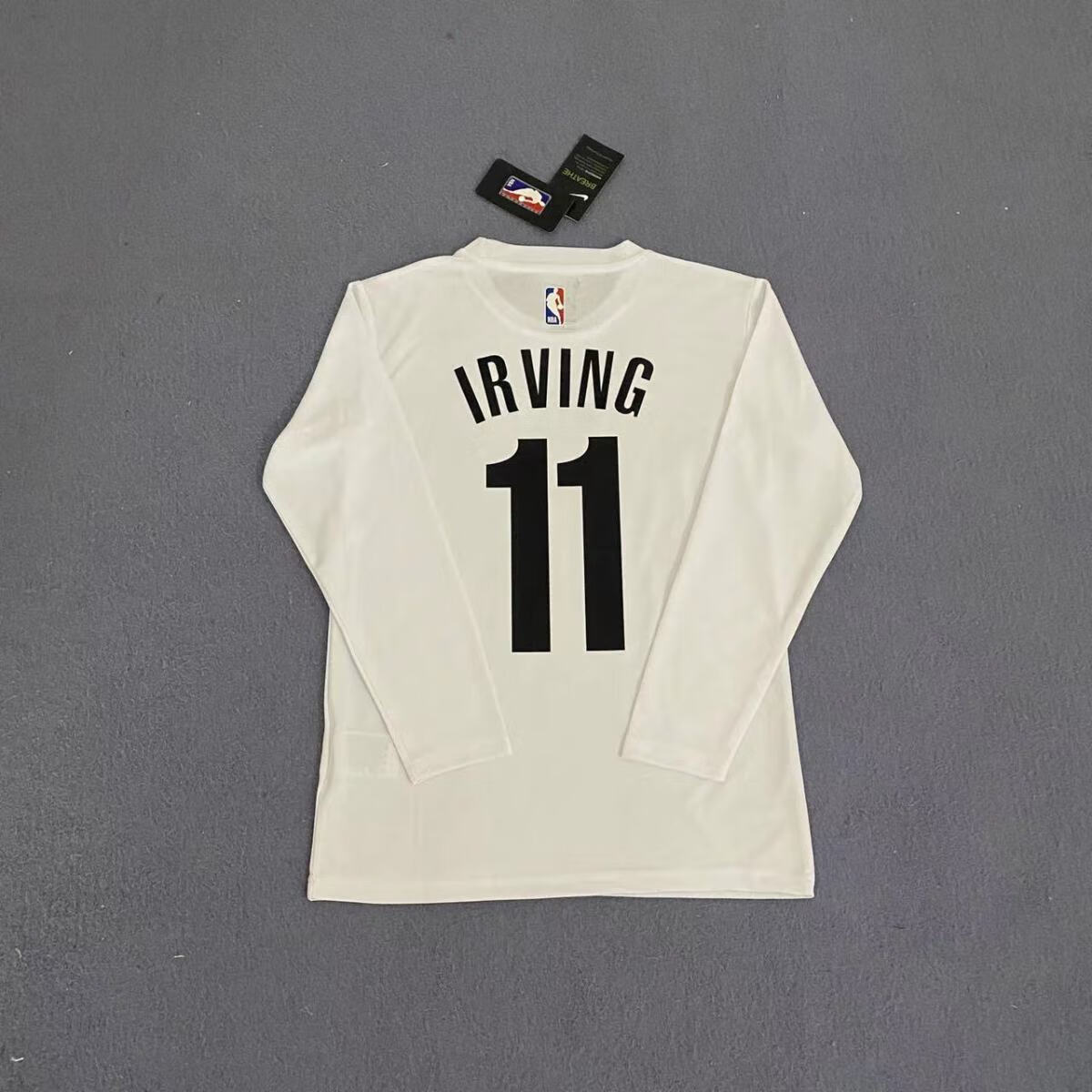 篮网76人队哈登杜兰特篮球训练服速干长袖t恤运动投篮出场服 76人哈登