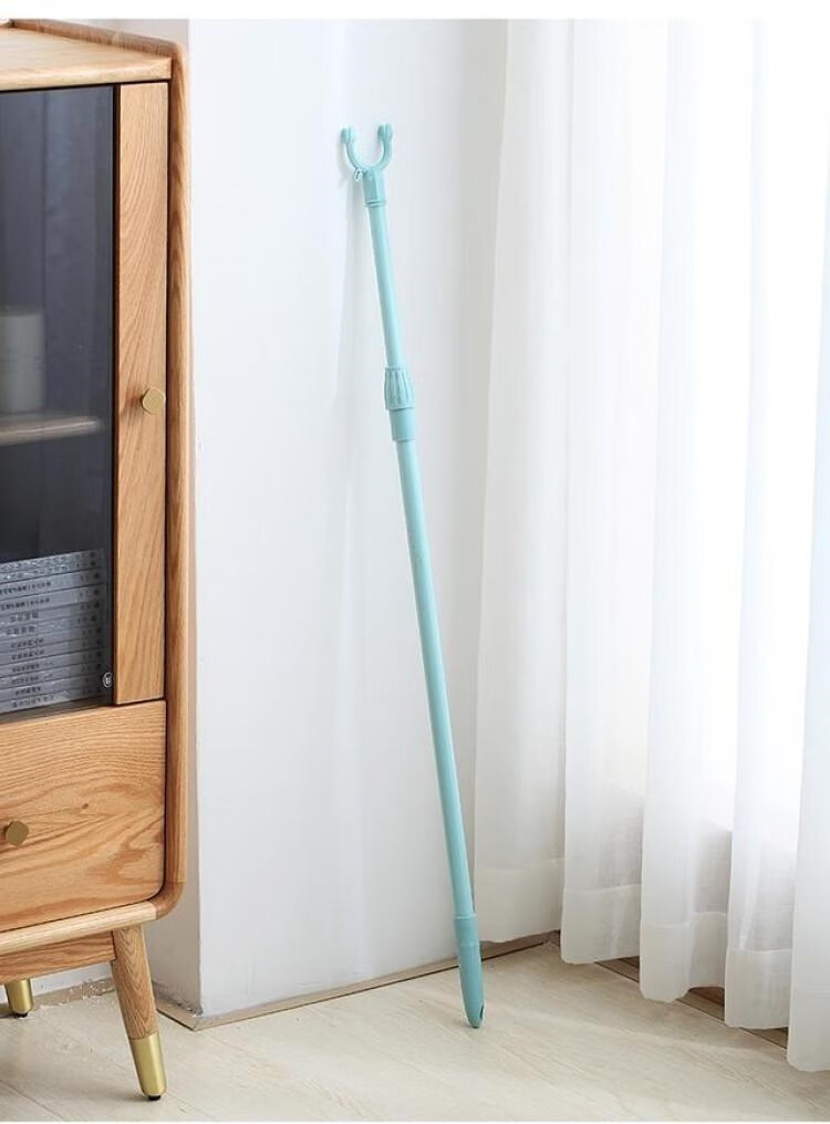 可伸缩取衣杆家用可伸缩取收衣叉挑挂晒晾衣杆塑料衣服撑杆叉棍叉子撑