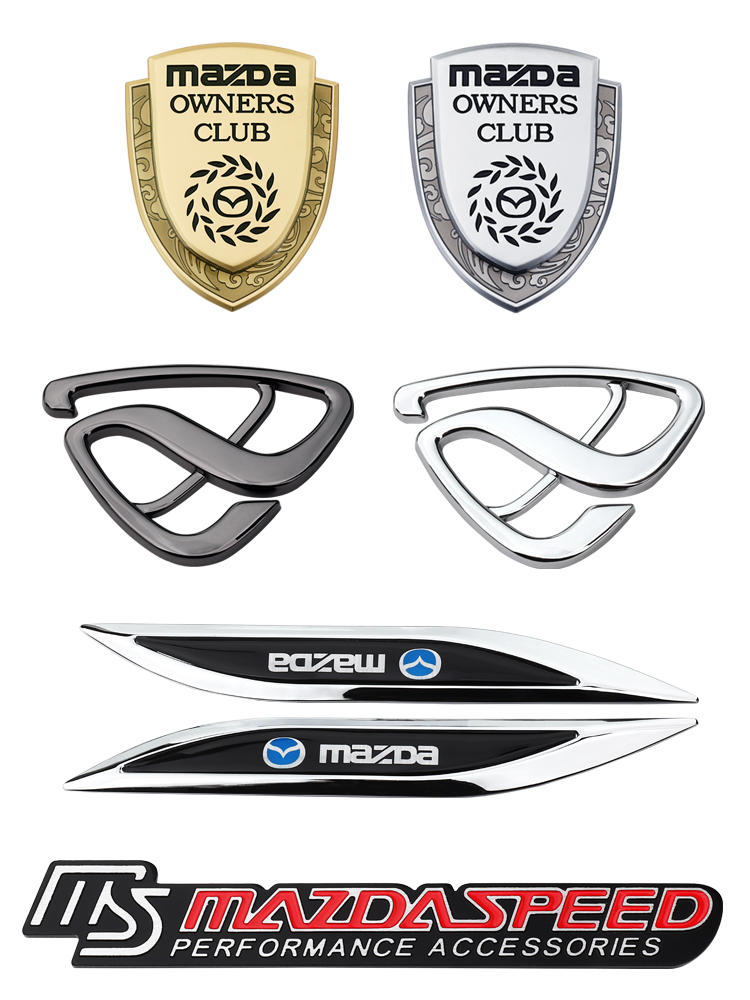 马自达ms改装车标贴阿特兹马6马8cx4转子发动机标志金属尾标车贴