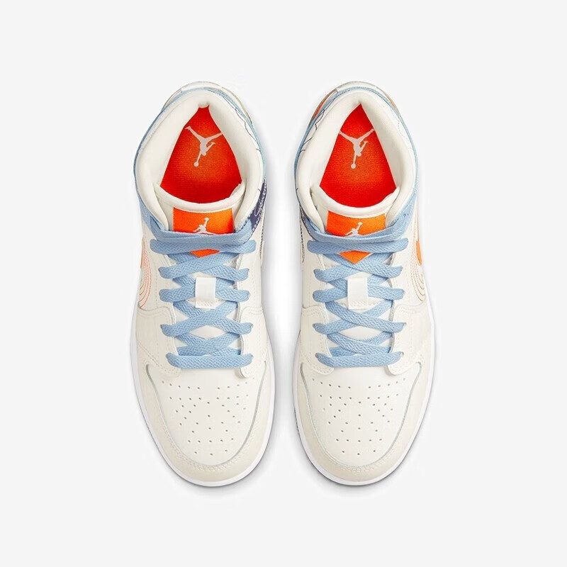 耐克(nike)jordan1 aj1 女高帮运动篮球鞋575441 白粉 冰淇淋dd1666