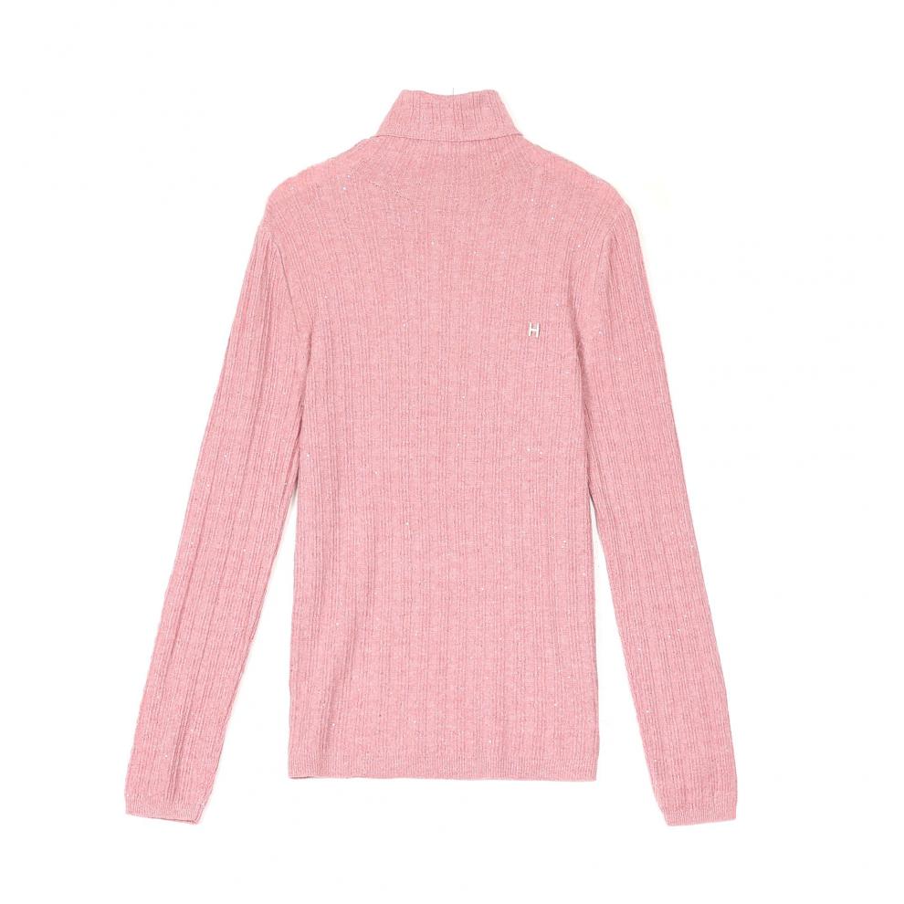 抖音同款千屿sheila注重高领毛衣214my11157229蜜桃粉s建议100斤内