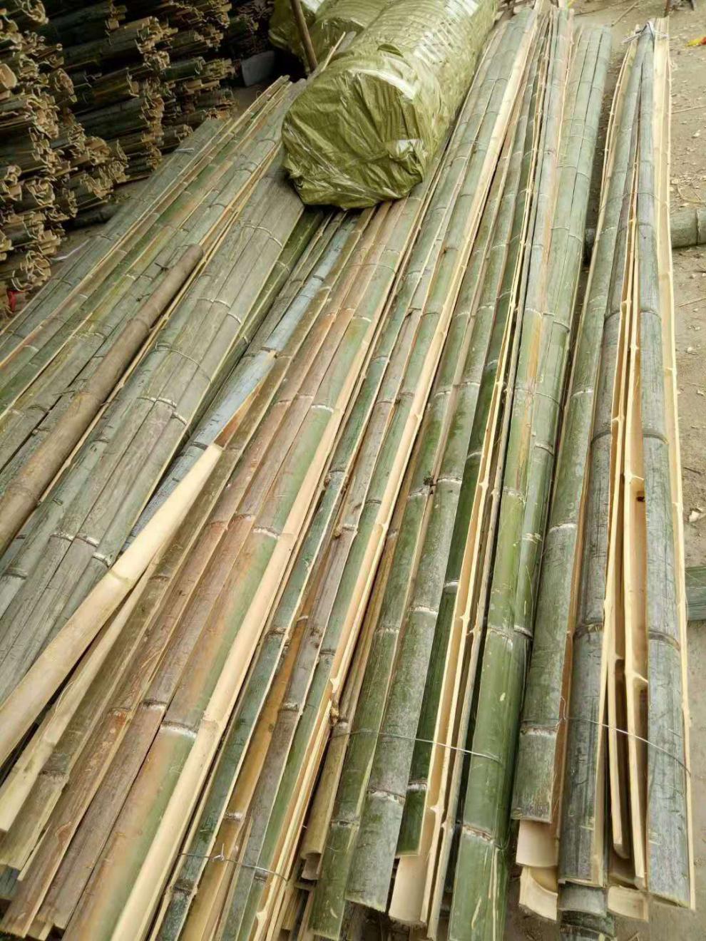 麦桑荷竹片竹条菜棚架子蔬菜大棚菜棚小拱棚竹坯子毛竹片隔断骨架竹子