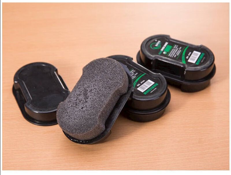 【一擦即亮】鞋擦皮鞋保养增亮神器双面海绵鞋擦无色鞋蜡刷子鞋油 1个