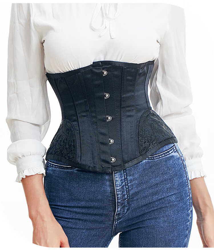 vacodo宫廷束腰绑带拉绳塑身衣corset功能型钢骨中长款塑腰束腰带封夹