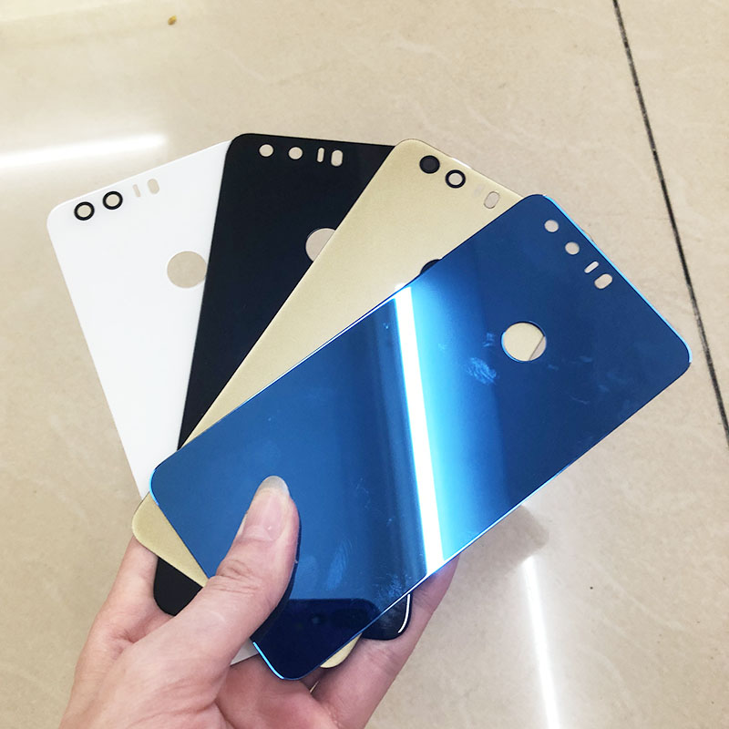 荧阙适用华为后盖honor8盖frdal0010手机玻璃外壳后屏荣耀8后盖电镀蓝