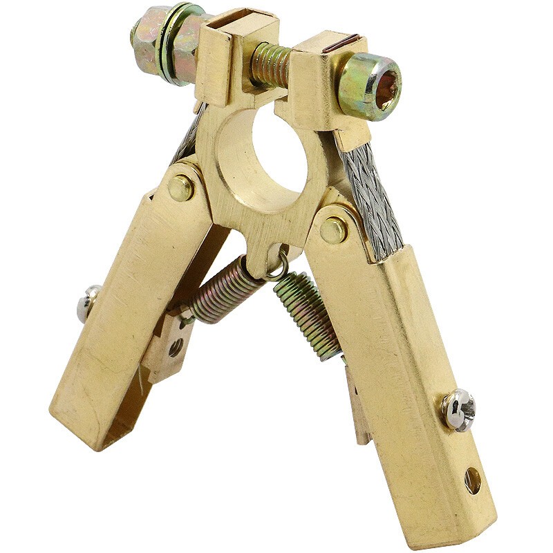 6/8*12*20/60人字形碳刷支架总成全铜人字架碳刷架固定纯铜刷架 孔径