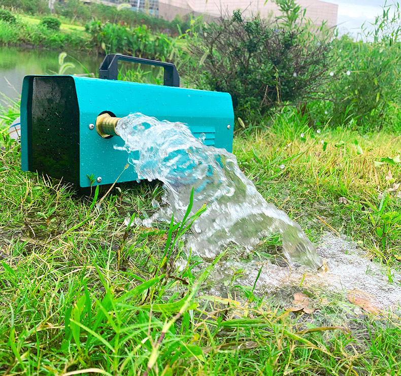充电水泵农用灌溉抽户外浇菜水泵大功率抽井水12v自吸高压抽水机12v12