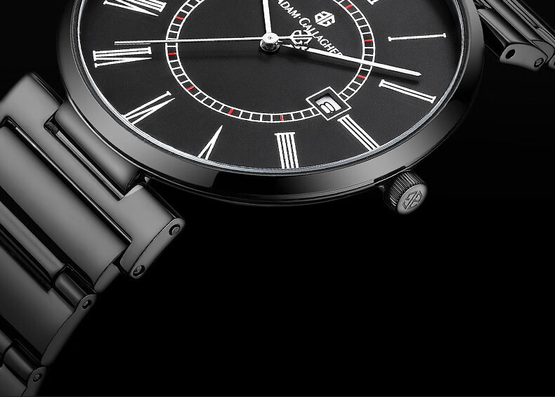 意大利品牌adamgallagher(ag)男士手表男款简约时尚商务石英腕表超薄