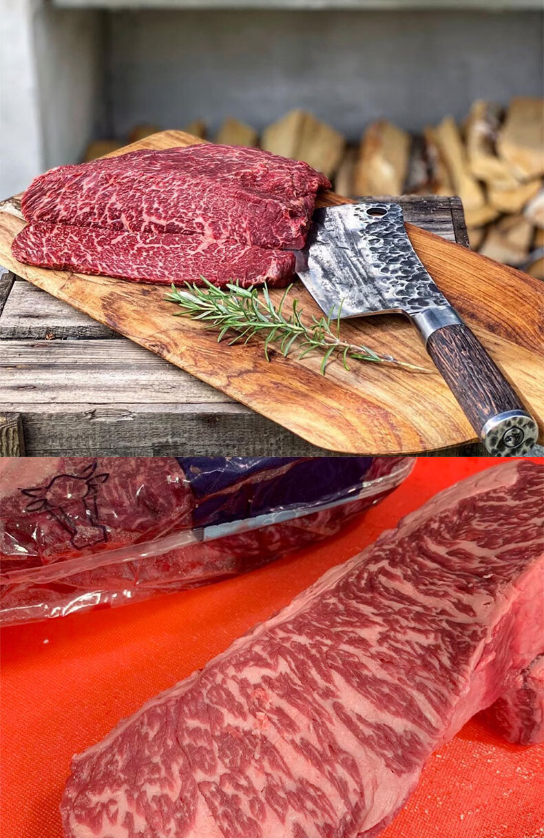 阿尔比恩 澳洲进口安格斯雪花原切牛排羽下肉谷饲新鲜牛肉非腌制进口