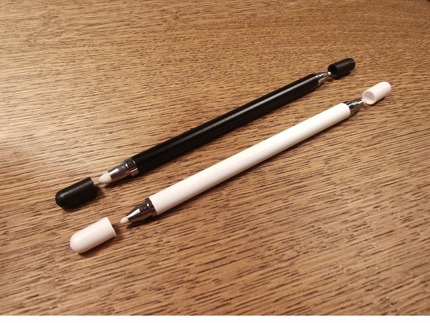 双头笔【黑色】 4个笔头 笔袋