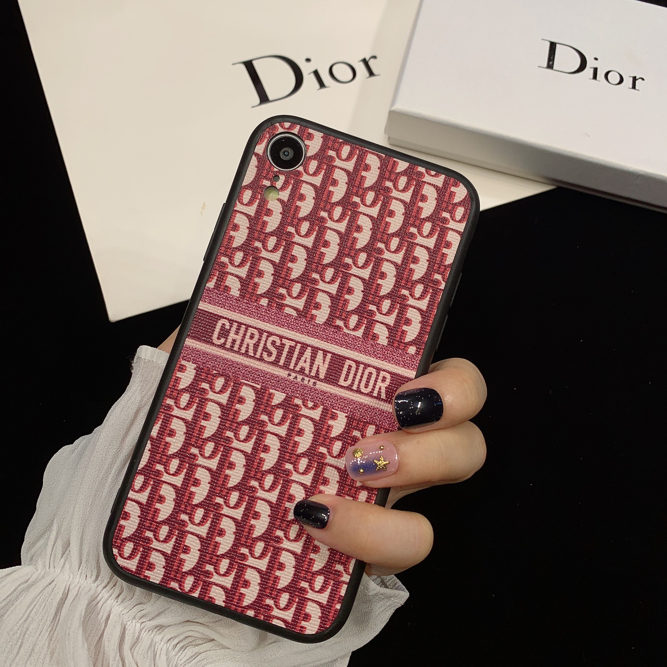 斐喆潮牌d家迪奥11pro max适用苹果xs max手机壳x/xr情侣dior7plus