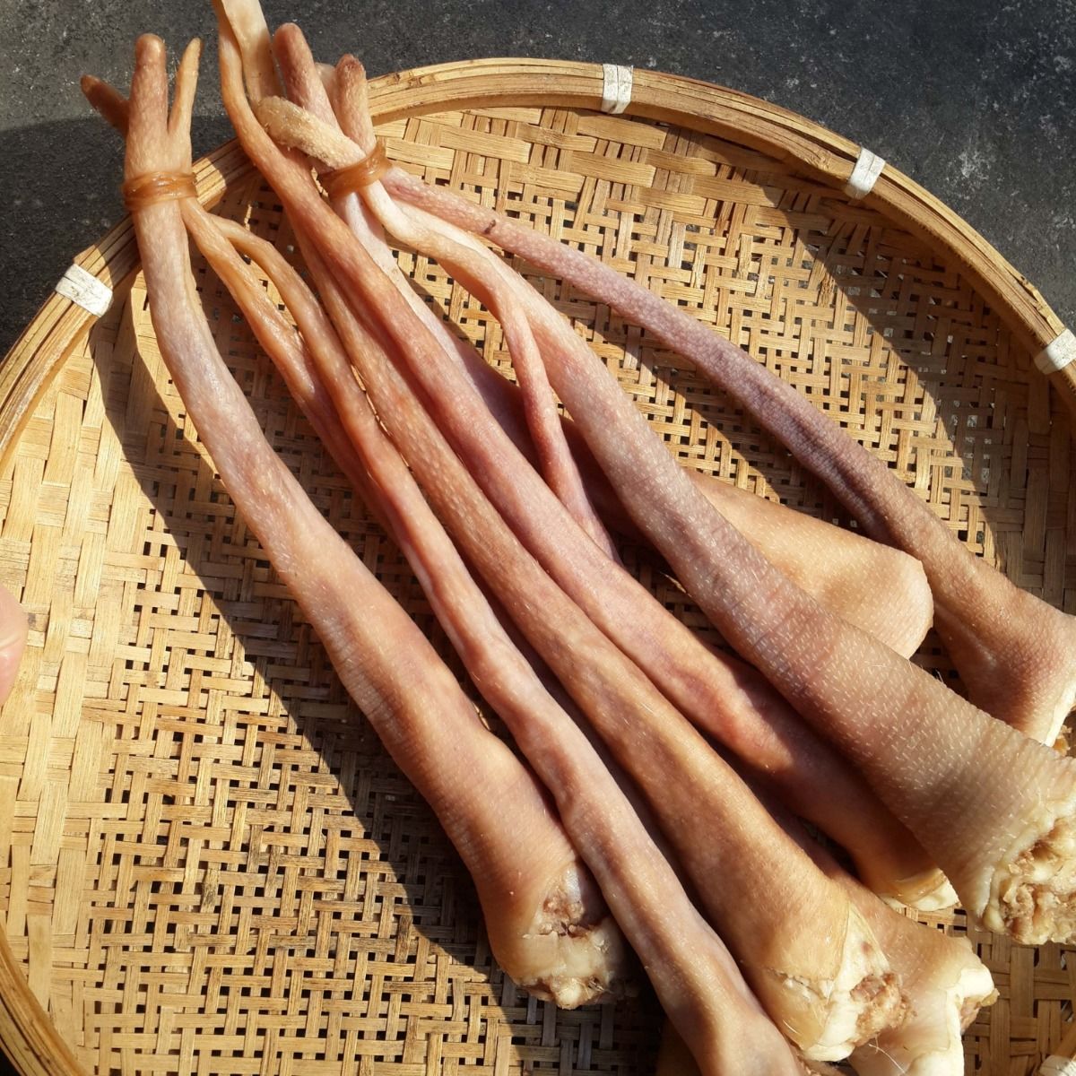 安徽安庆农家腌制猪尾巴安徽咸猪尾巴500g风干腊猪尾巴 1斤装【图片