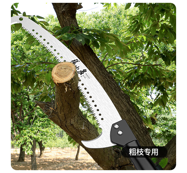 高空修枝电锯张小泉高枝锯伸缩高空锯修枝园林树枝手锯剪果树伸缩杆