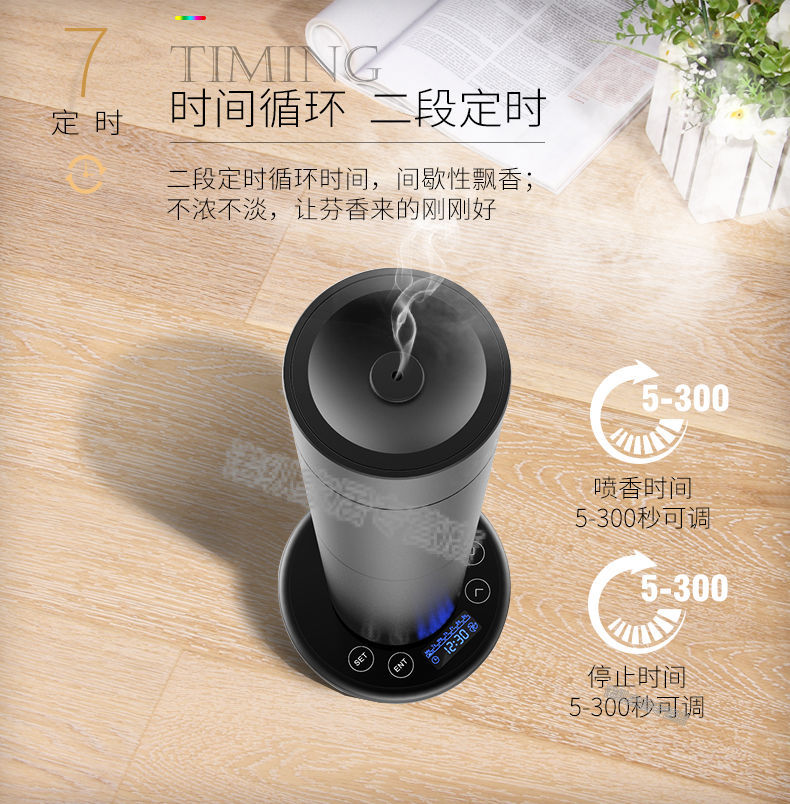 小米生态同款香薰机家用精油卧室客厅酒店大堂雾化喷香机商用小型电